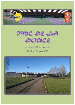 15/16 ans filles et gar&ccedil;ons Du 3 au 5 mars 2017