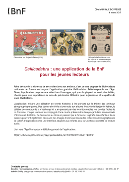Gallicadabra - Biblioth&egrave;que nationale de France