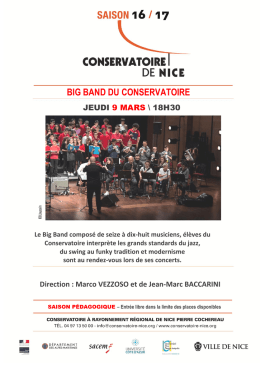 big band du conservatoire