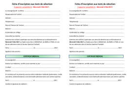 Autorisation parentale