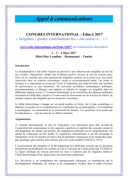"&eacute;ducations &agrave;..."?