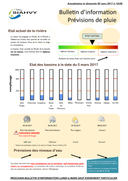 Bulletin du 5 mars 2017