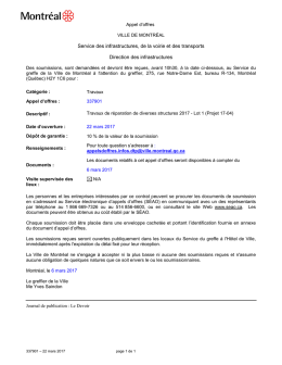 Travaux de réparation de diverses structures