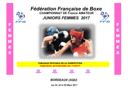 1 - F&eacute;d&eacute;ration Fran&ccedil;aise de Boxe