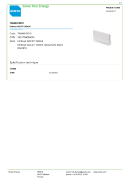 740449-9010 Embout GOCDT 100x54