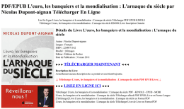 PDF/EPUB Leuro les banquiers et la par Nicolas