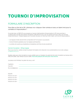 tournoi d`improvisation