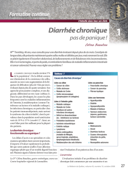 15 - Diarrhée chronique pas de panique