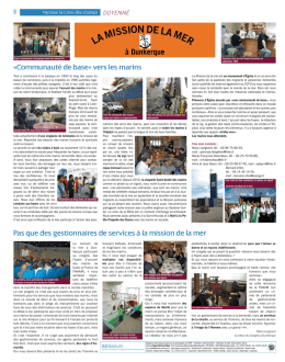 Page doyenné mars 2017 La Mission de la Mer à Dunkerque
