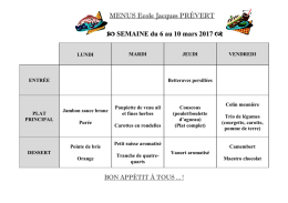 Menus