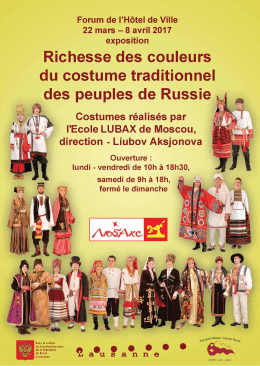 Richesse des couleurs du costume traditionnel des