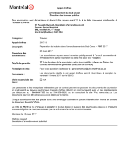 R&eacute;paration de trottoirs dans l`arrondissement du