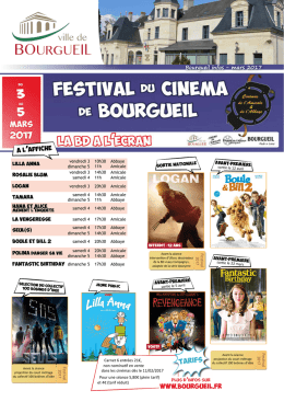 Bourgueil infos - mars 2017 Tarifs