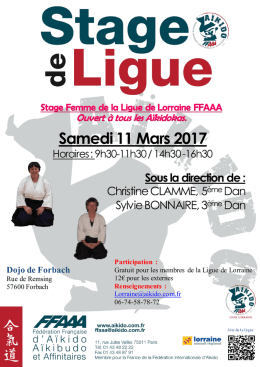 stage femme - Ligue Lorraine FFAAA