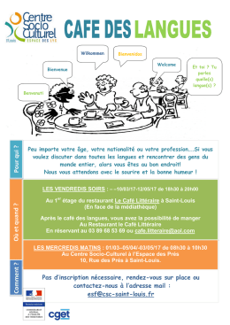Où et quand ? Pour qui ? Comm ent ?