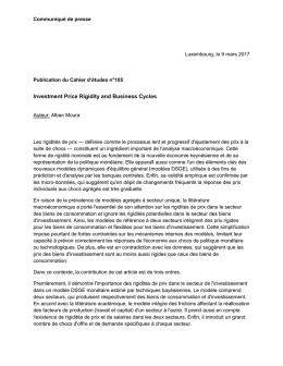 Investment Price Rigidity and Business Cycles