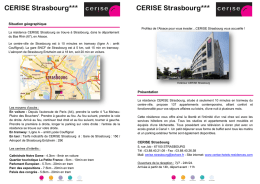 CERISE Strasbourg*** CERISE Strasbourg - cerise-hotels