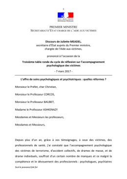 Lire le discours