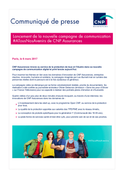Télécharger le communiqué de presse