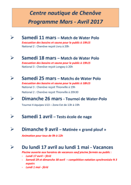 Programme Mars - avril 2017 A3