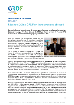 Télécharger le Communiqué de Presse
