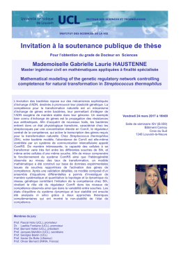 Affiche-annonce HAUSTENNE L-1