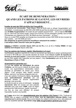 ecart de remuneration ! quand les patrons se gavent