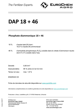 Diapositive 1 - EuroChem Agro