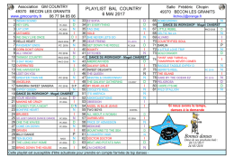 playlist workshop 6 mai 2017