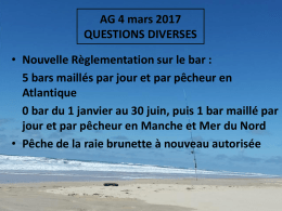 Questions diverses