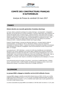 Analyse de presse du 10 mars