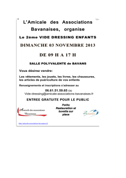 affiche vide dressing