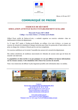 Consulter le communiqu&eacute; de presse complet