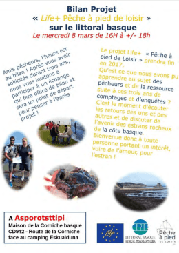 Bilan PaP - CPIE Littoral basque