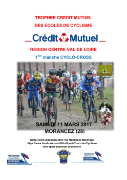 Voir le dossier technique - Comité du Cher de Cyclisme