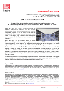 communiqué de presse