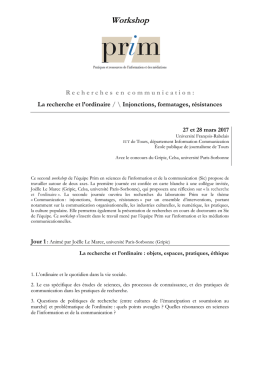 Workshop - Calenda
