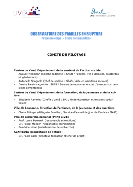 observatoire des familles en rupture