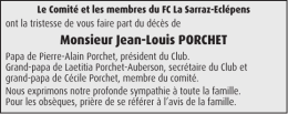 Monsieur Jean-Louis PORCHET