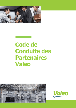 Code de Conduite (en français) 2 mars 2017