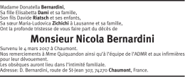 Monsieur Nicola Bernardini