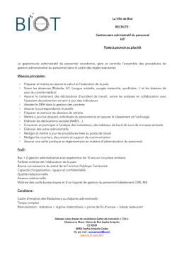 T&eacute;l&eacute;chargez l`annonce au format pdf - CASA