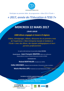 mercredi 22 mars 2017