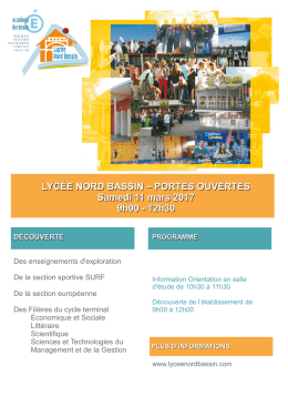 Lyc&eacute;e Nord Bassin_portes_ouvertes_2017