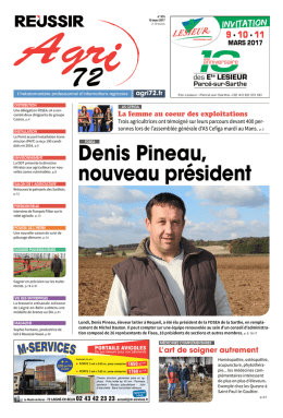 Denis Pineau, nouveau président