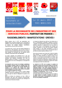 Appel au format  - F&eacute;d&eacute;ration CGT des cheminots