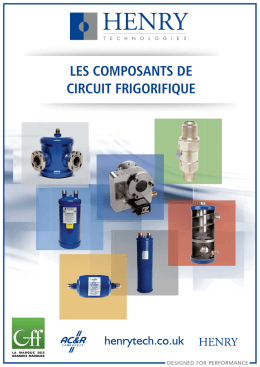 les composants de circuit frigorifique