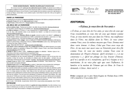 Reflets de l`Arc n°358 - Notre