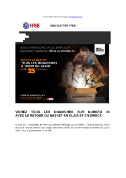 VIBREZ TOUS LES DIMANCHES SUR NUMERO 23 AVEC LE