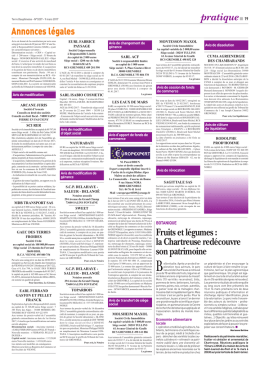 Les annonces l&eacute;gales du 9 mars 2017, page 2